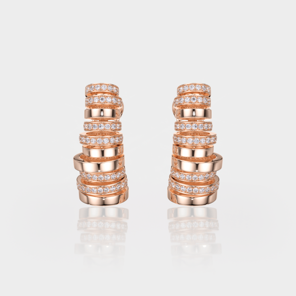 Boucles d'oreilles Spirale