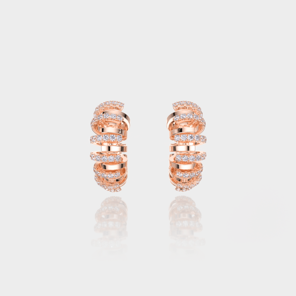 Boucles d'oreilles Spirale