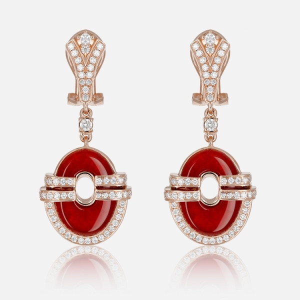 Boucles d’Oreilles Colors of Morocco Couleur Rubis