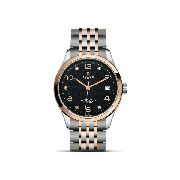 Montre TUDOR 1926 boîtier en acier 36 mm, cadran serti de diamants
