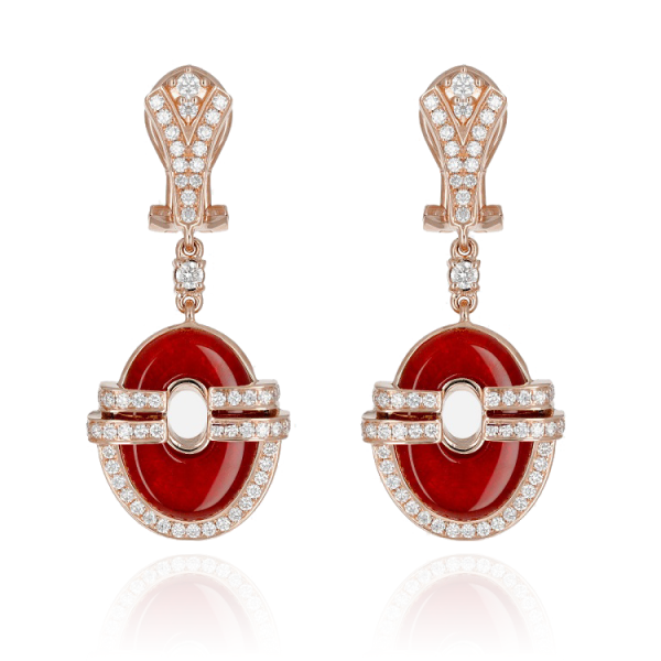 Boucles d’Oreilles Colors of Morocco Couleur Rubis