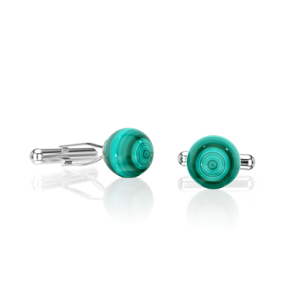 Bouton de Manchette Malachite / Onyx / Lapis-Lazuli