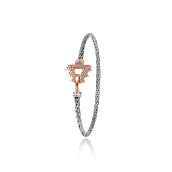 Bracelet Amazigh Acier Gris
