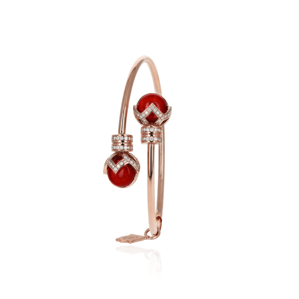 Bracelet Croisé Colors of Morocco Couleur Rubis