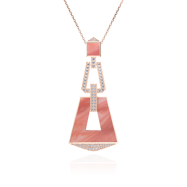 Pendentif Museum Opale Rose