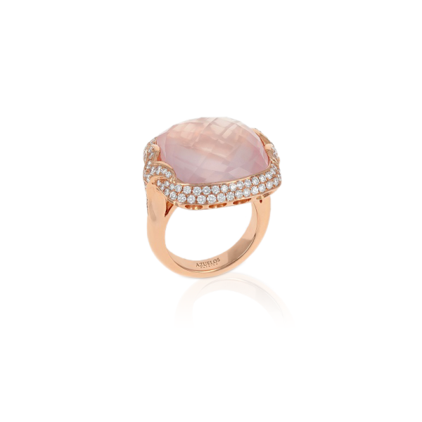Bague Quartz Rose