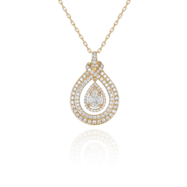 Pendentif Poire Illusion